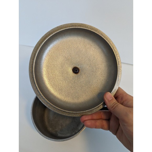 Vintage Avocado Olive Green Club Aluminum Sauce Pan Mid Century with Lid - Picture 9 of 11